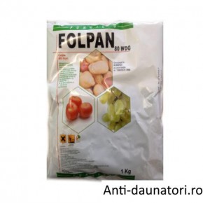 Fungicid de contact impotriva ciupercilor ce provoaca mana Folpan 80 wdg 1kg